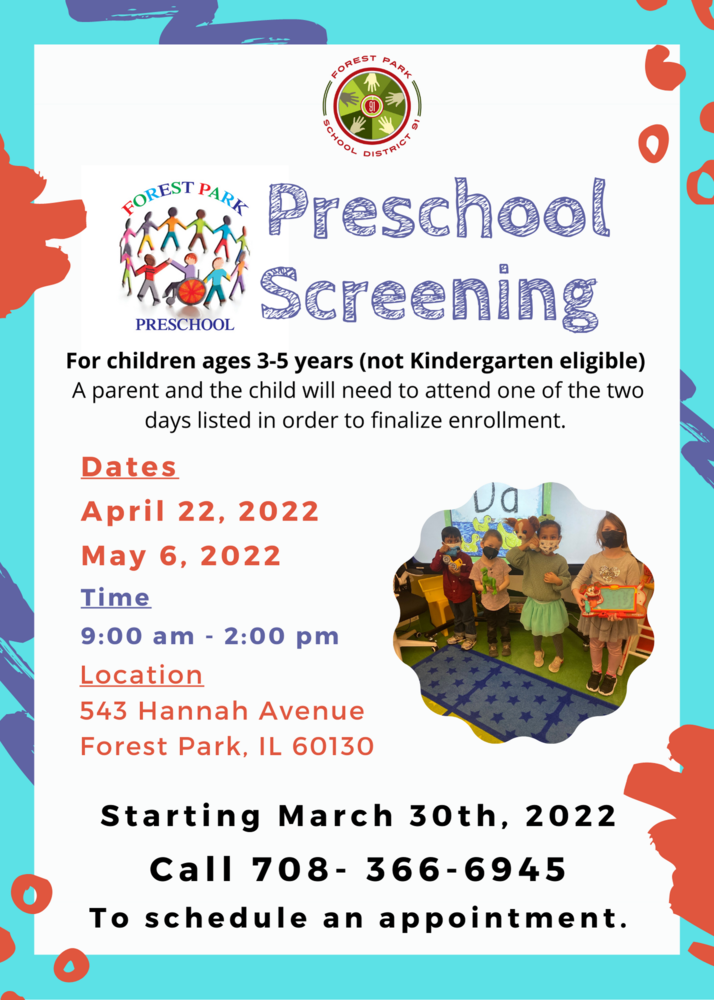 Preschool Screening Flyer