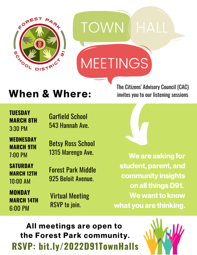 Town hall flyer 